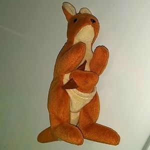Pounch, a 1996 beanie baby with pvc pellets